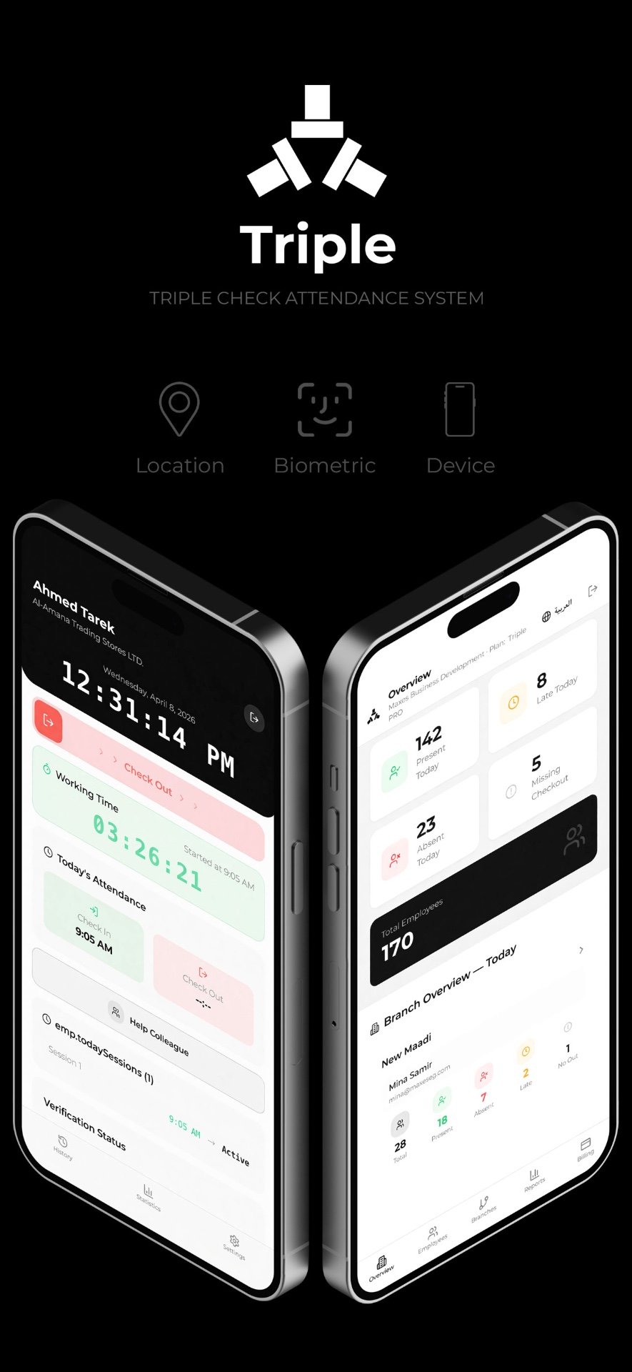 Triple-check system